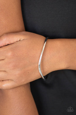 Awesomely Asymmetrical Silver Bracelet Paparazzi Accessories