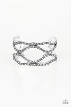 Load image into Gallery viewer, Speaks Volumes Silver Cuff Bracelet Paparazzi Accessories