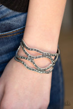Load image into Gallery viewer, Speaks Volumes Silver Cuff Bracelet Paparazzi Accessories