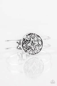 hinge,silver,MANDALA MAJESTY Silver Hinge Bracelet