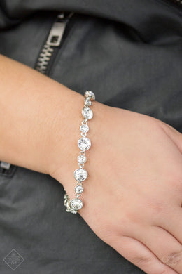 Starstruck Sparkle White Rhinestone Bracelet Paparazzi Accessories