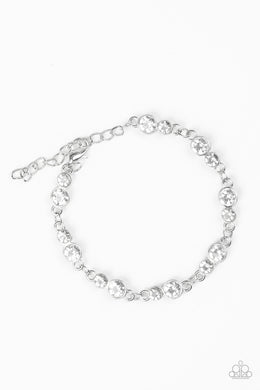 Twinkle Twinkle Little STARLET- White Bracelet Paparazzi Accessories