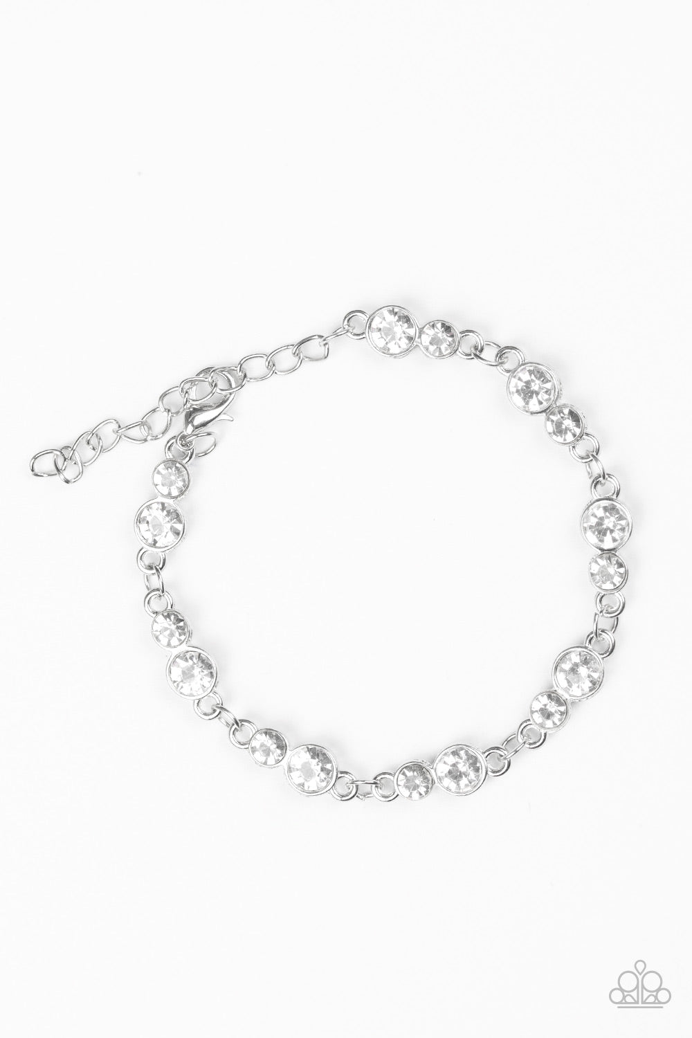 Twinkle Twinkle Little STARLET- White Bracelet Paparazzi Accessories
