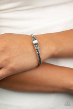 Load image into Gallery viewer, Make Your Own Path - White Bracelet Paparazzi Accessories
