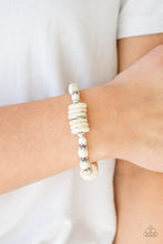 Load image into Gallery viewer, Sagebrush Serenade White Bracelet Paparazzi Accessories
