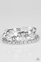 Load image into Gallery viewer, Malibu Marina - White Bracelet Paparazzi Accessories