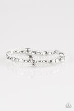 Load image into Gallery viewer, Hello Beautiful White Stretchy Bracelets Paparazzi Accessories