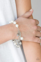 Load image into Gallery viewer, More Amour White Charm Bracelet Paparazzi Accessories