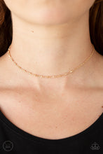 Load image into Gallery viewer, Take A Risk - Gold Necklace Paparazzi Accessories