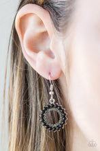 Load image into Gallery viewer, A Proper Lady Black Earring Paparazzi Accessories