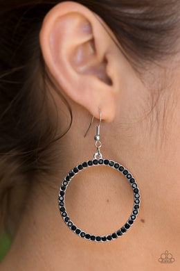 Stoppin Traffic Black Earring Paparazzi Accessories