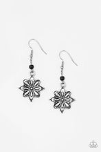 Load image into Gallery viewer, Cactus Blossom Black Earring Paparazzi Accessories