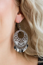Load image into Gallery viewer, Far Off Horizons Black Earrings Paparazzi Accessories