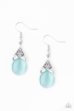 Load image into Gallery viewer, Spring Dew Blue Moonstone Earrings Paparazzi Accessories