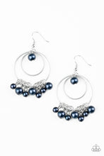 Load image into Gallery viewer, New York Attraction - Blue Pearl Earrings Paparazzi Accessories