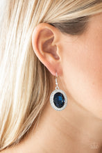 Load image into Gallery viewer, Only FAME In Town Blue Earring Paparazzi Accessories