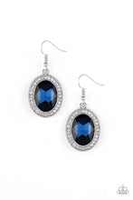 Load image into Gallery viewer, Only FAME In Town Blue Earring Paparazzi Accessories