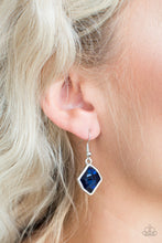 Load image into Gallery viewer, Glow it Up Blue Earring Paparazzi Accessories