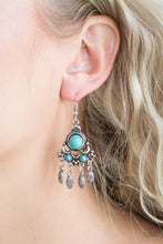 Load image into Gallery viewer, No Place Like Homestead Blue Earring Paparazzi Accessories