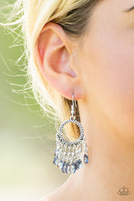 Load image into Gallery viewer, Paradise Palace Blue Earring Paparazzi Accessories