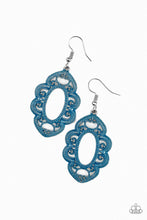 Load image into Gallery viewer, Mantras and Mandalas Blue Earring Paparazzi Accessories