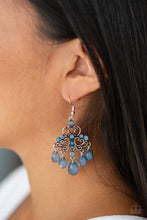 Load image into Gallery viewer, Dip It Glow Blue Earring Paparazzi Accessories