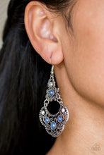 Load image into Gallery viewer, Garden State Glow Blue Moonstone Earring Paparazzi Accessories