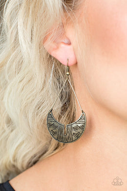 Trading Post Trending Brass Earring Paparazzi Accessories