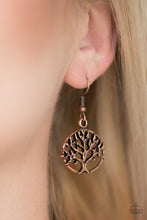 Load image into Gallery viewer, Dream Treehouse Copper Earring Paparazzi Accessories