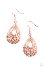 Load image into Gallery viewer, Sparkling Stardom Copper Earring Paparazzi Accessories