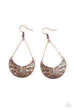 Load image into Gallery viewer, Trading Post Trending Copper Earring Paparazzi Accessories