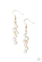 Load image into Gallery viewer, Milky Way Magnificence Gold Earring Paparazzi Accessories