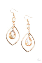 Load image into Gallery viewer, Priceless Gold Earrring Paparazzi Accessories