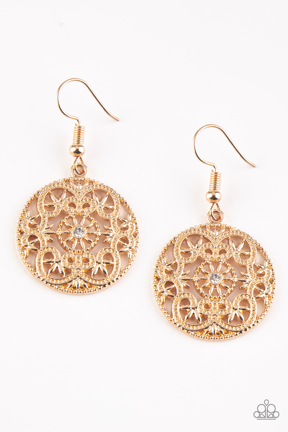 Rochester Royale Gold Earring Paparazzi Accessories