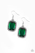 Load image into Gallery viewer, Downtown Dapper Green Earring Paparazzi Accessories