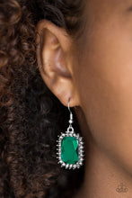 Load image into Gallery viewer, Downtown Dapper Green Earring Paparazzi Accessories