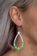 Load image into Gallery viewer, Token Twinkle Green Earrings Paparazzi Accessories