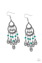 Load image into Gallery viewer, Eastern Excursion Green Earring Paparazzi Accessories