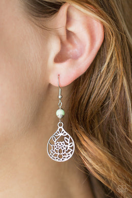 In Bloom Green Earring Paparazzi Accessories