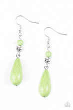 Load image into Gallery viewer, Sandstone Sunflowers Green Earrings Paparazzi Accessories