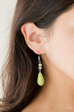 Load image into Gallery viewer, Sandstone Sunflowers Green Earrings Paparazzi Accessories