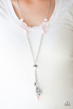 Load image into Gallery viewer, Heart Stopping Harmony Pink Pearl Necklace Paparazzi Accessories