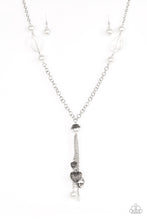 Load image into Gallery viewer, Heart Stopping Harmony White Pearl Necklace Paparazzi Accessories
