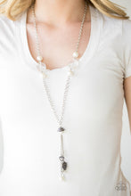 Load image into Gallery viewer, Heart Stopping Harmony White Pearl Necklace Paparazzi Accessories