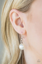 Load image into Gallery viewer, Heart Stopping Harmony White Pearl Necklace Paparazzi Accessories