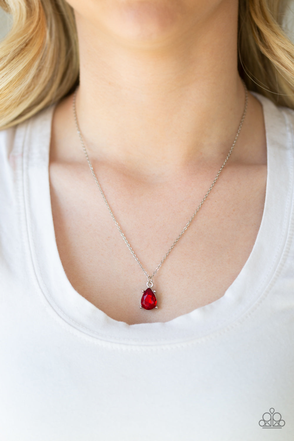 Classy Classicist - Red Necklace Paparazzi Accessories