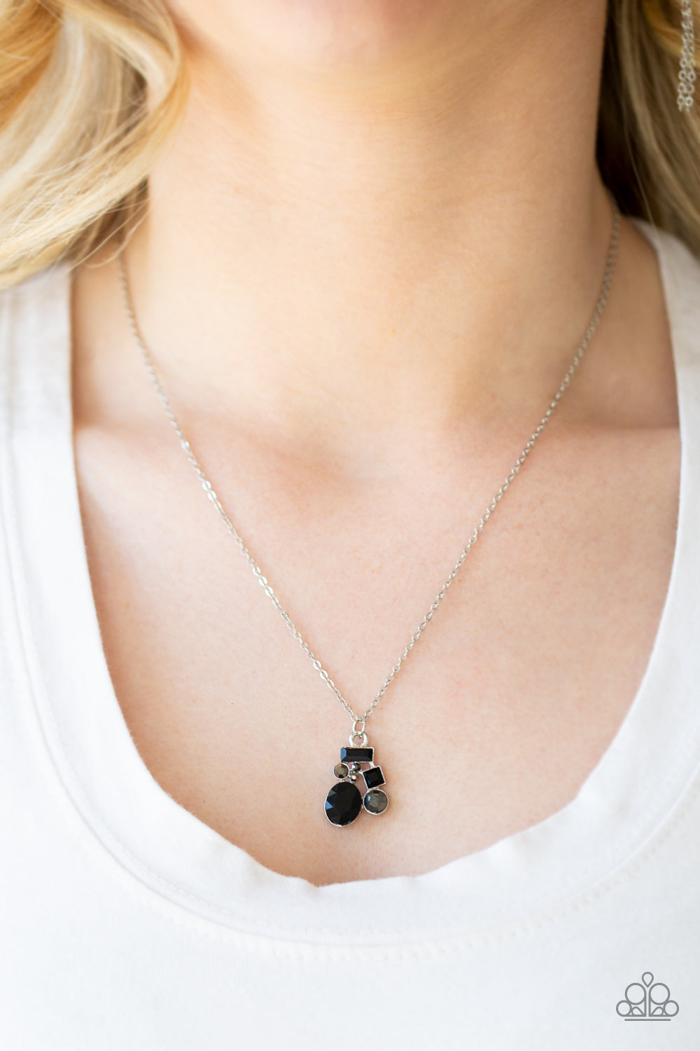 Time To Be Timeless Black Necklace Paparazzi Accessories