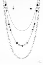Load image into Gallery viewer, Classical Cadence Black Necklace Paparazzi Accessories