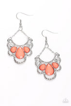 Load image into Gallery viewer, Caribbean Royalty Orange Earring Paparazzi Accessories