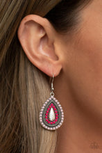 Load image into Gallery viewer, Beaded Bonanza - Pink Earrings Paparazzi Accessories